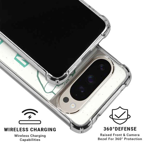 DC Comics Green Lantern Power Fist Pixel 9/9 Pro Clear Case